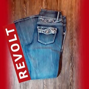 Revolt Womens Bootcut Jeans Size10